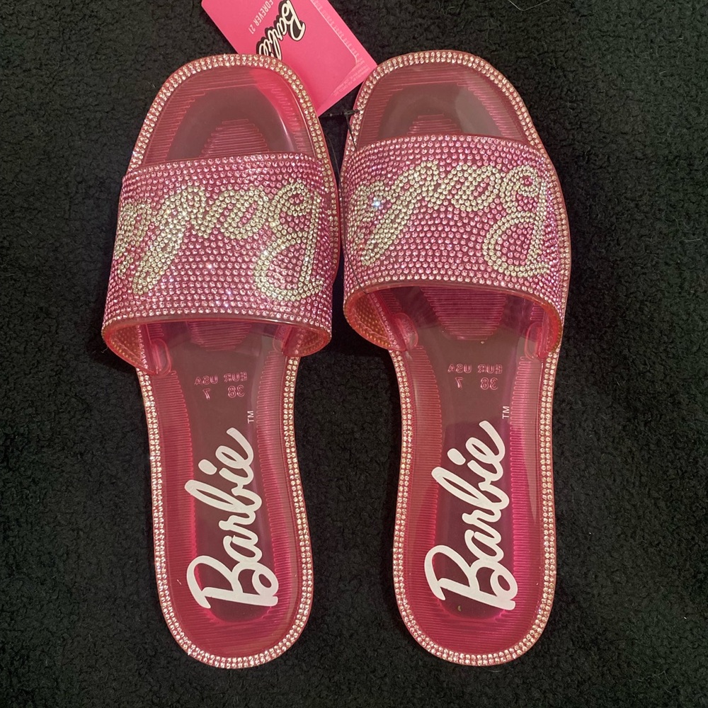 Barbie x forever 21 jelly sandals 💗✨